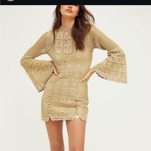 FP/Alice McCall Colab Crochet Dress~ Sz 4